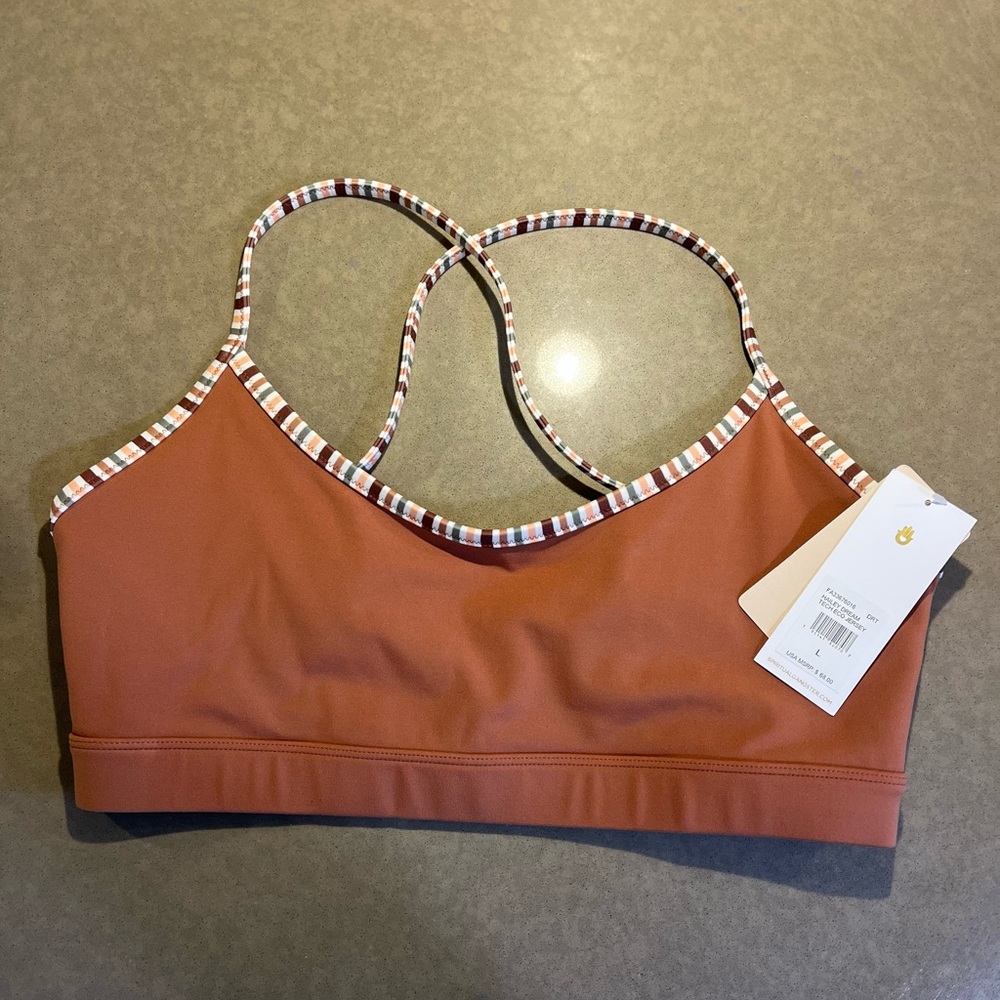 Women's Spiritual Gangster Rust sport bra